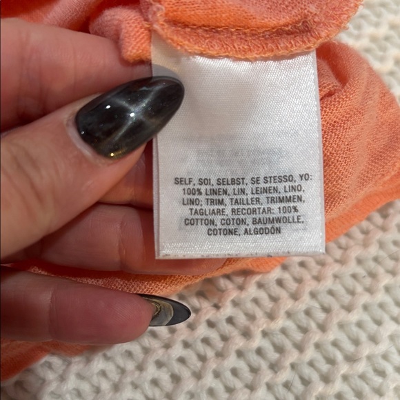 Anthropologie Deletta Coral Lace Detail Blouse - Picture 5 of 6